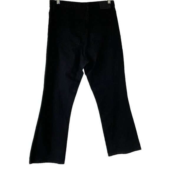 Ralph Lauren Classic Boot Cut Stretch Jeans High Rise Black Size 14 - Picture 3 of 7